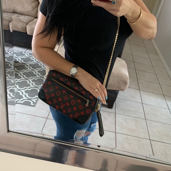 Louis Vuitton Handbags - SOLD LV Crossbody / Clutch ♥️ 🖤 Infrarouge Custom